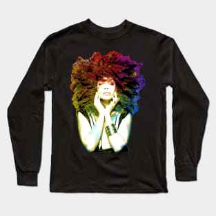 Erykah Badu RNB Watercolor Long Sleeve T-Shirt